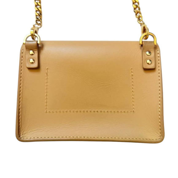 Sophie Hulme Beige/Brown Leather Crossbody Bag - Picture 3 of 9